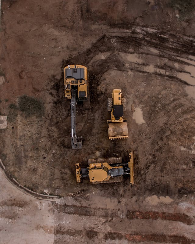 heavy machinery on mine